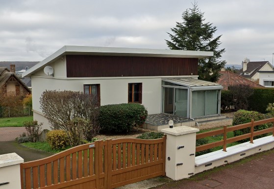 Crédit photo : cerema Maison de la reconstruction, toiture monopente